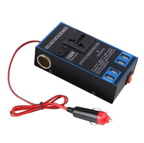 ממיר מתח לרכב 1500W 12V-220V