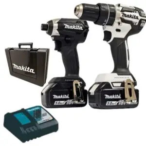 סט ליתיום DLX2180TX1 18V + זוג סוללות 5Ah + מטען + מזוודה Makita מקיטה