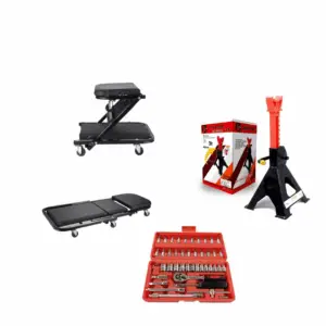 בוקים עד 3 טון+כסא/מיטת מוסך+בוקסות רבע סט טיפול 2