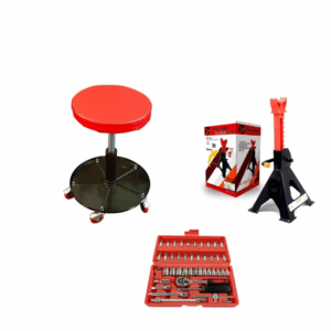 בוקים עד 3 טון+כסא מוסכים+סט בוקסות 1/4 סט טיפול 3