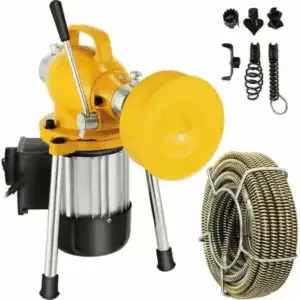 מכונה לפתיחת סתימות 550W כולל סט קפיצים וראשים
