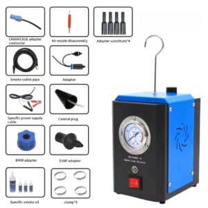 מכונת עשן מקצועית לאיתור נזילות ברכב (דגם KT-9106) – גלאי דליפות בצנרת, יניקה ומערכות EVAP מבית סקורפיון