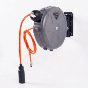 גלגלת צינור אוויר אוטומטית מקצועית 12 מטר – קוטר 8x10 מ"מ, כולל מתקן תלייה 180 scorpion